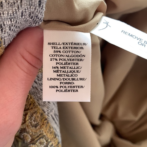 Ann Taylor Gold Dress size 0 - Picture 5 of 6